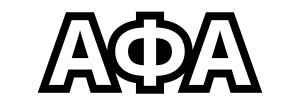 Alpha Phi Alpha Greek letters
